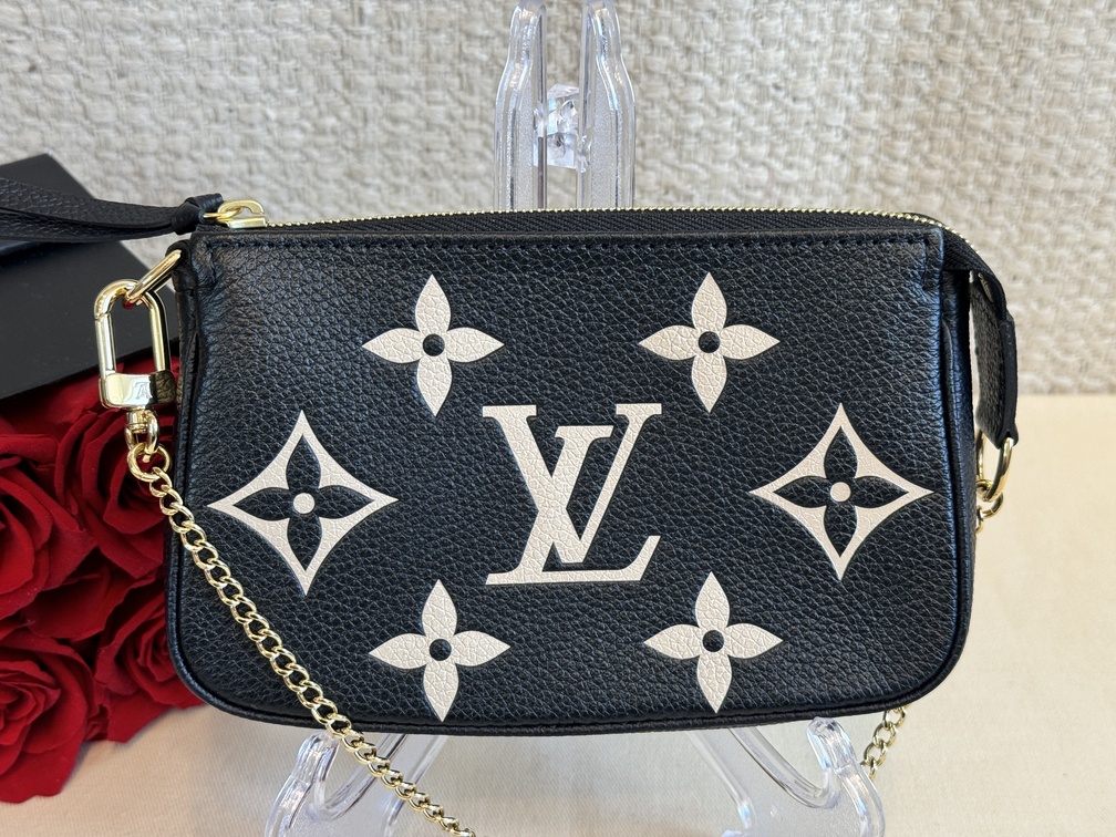 100 Original Louis Vuitton Mini Pochette Accessoires bicolor